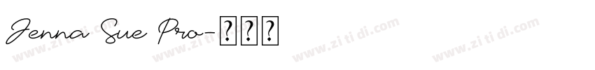 Jenna Sue Pro字体转换